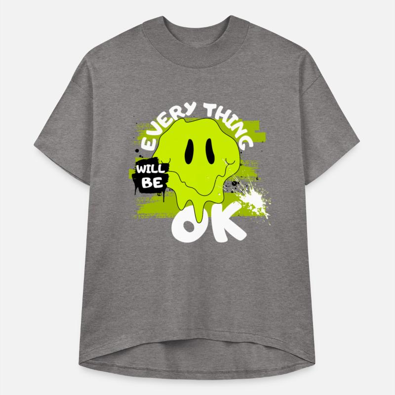 Everything will be Ok slogan typographic print tee