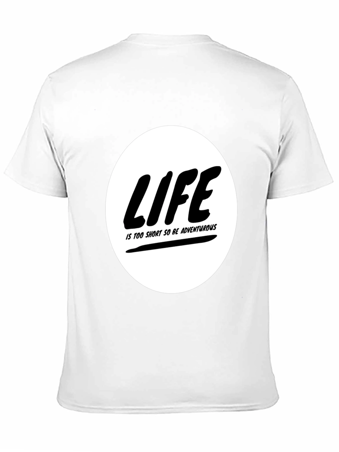 Life is Too Short Black Graphic Tee