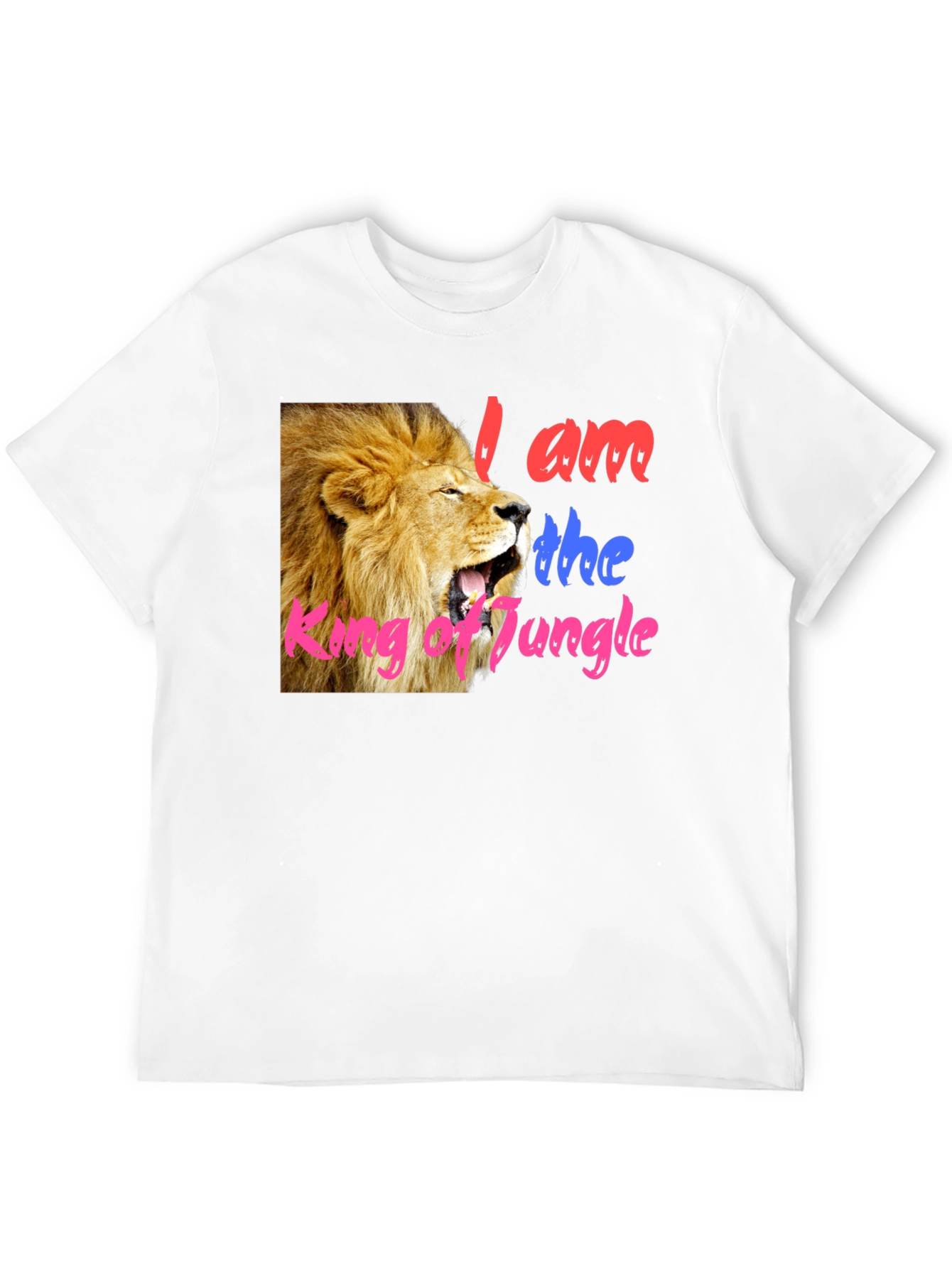Lion King of Jungle Graphic Tee