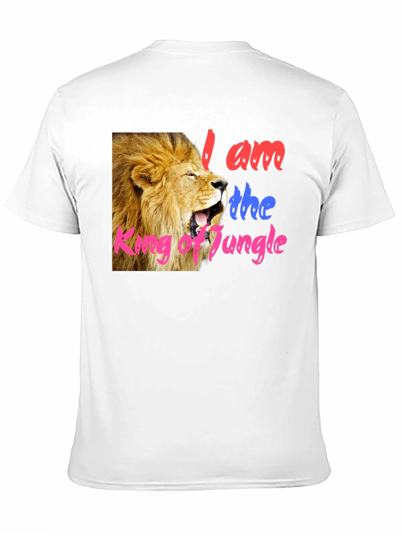 Lion King of Jungle Graphic Tee