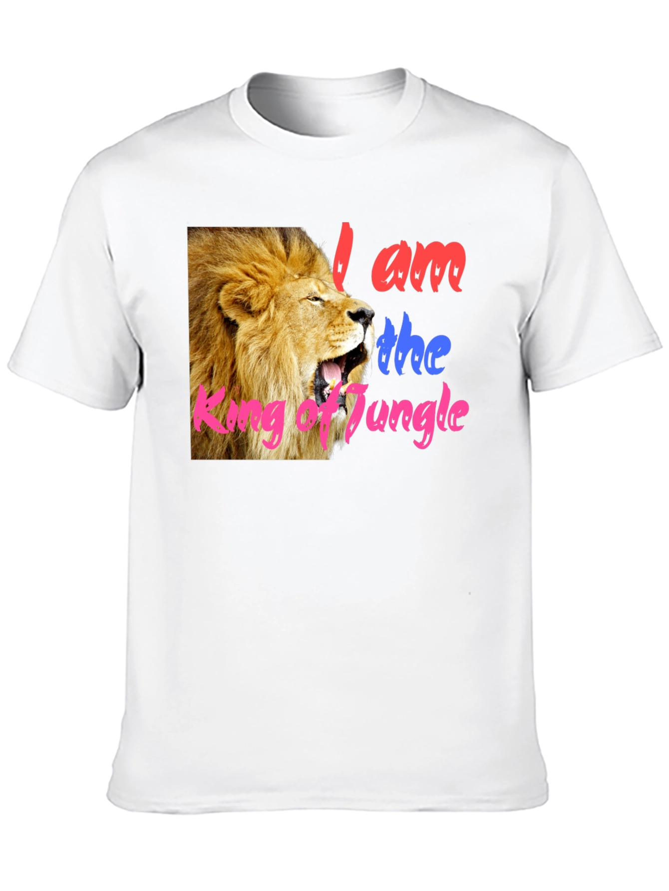 Lion King of Jungle Graphic Tee