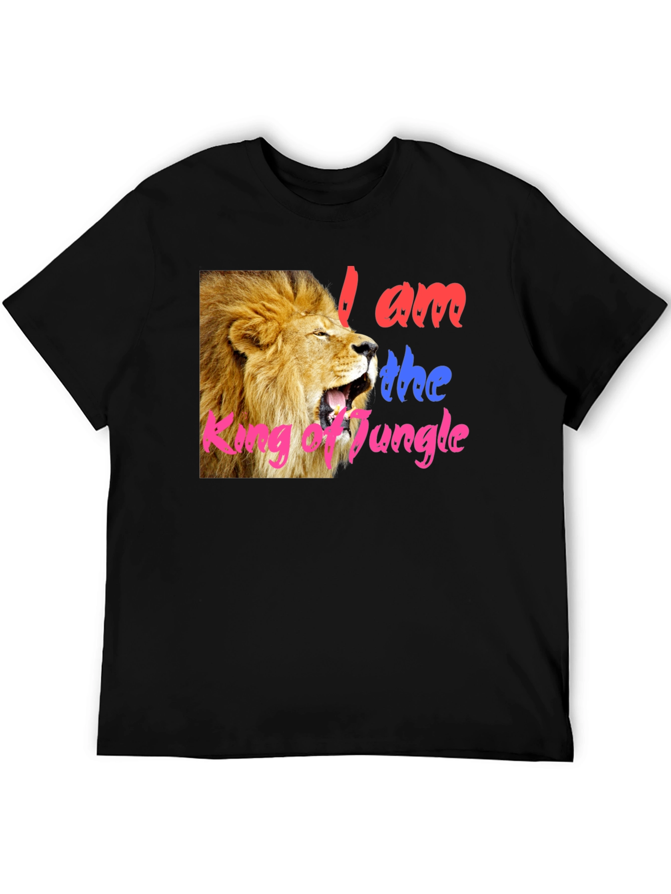 Lion King of Jungle Graphic Tee