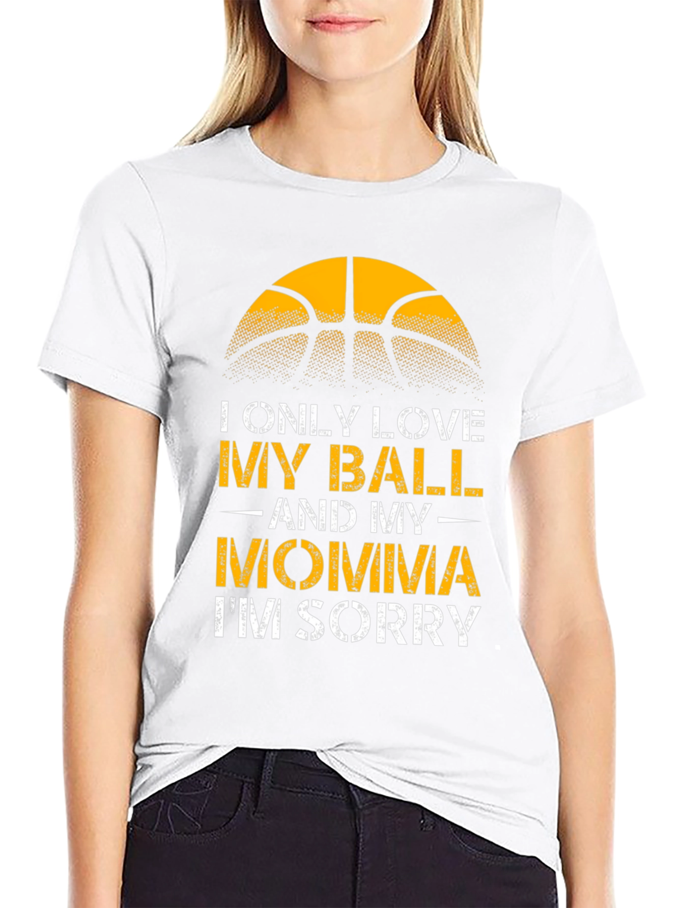 I Only Love My Ball and My Momma T-Shirt