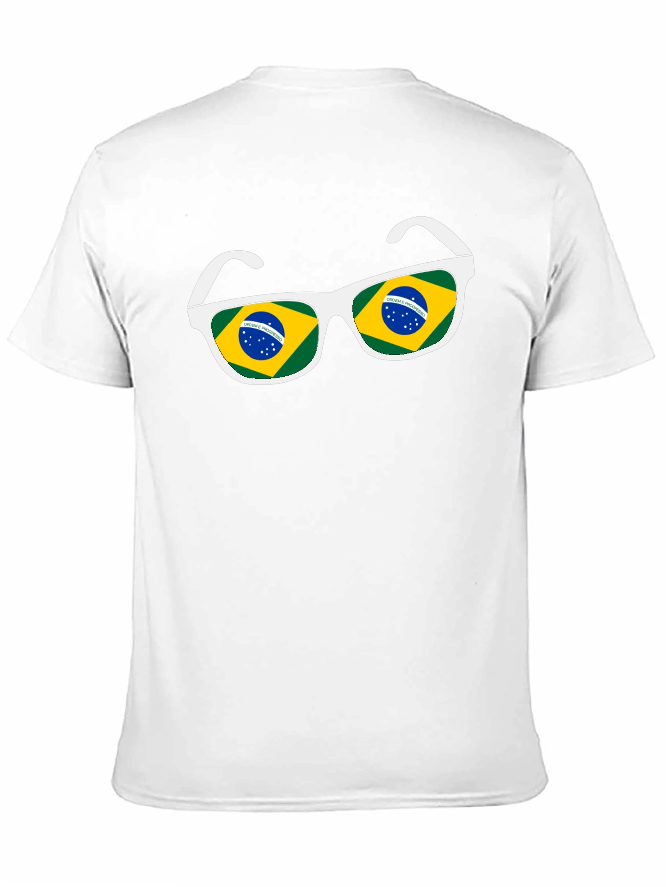 Brazil Flag Sunglasses Graphic Tee