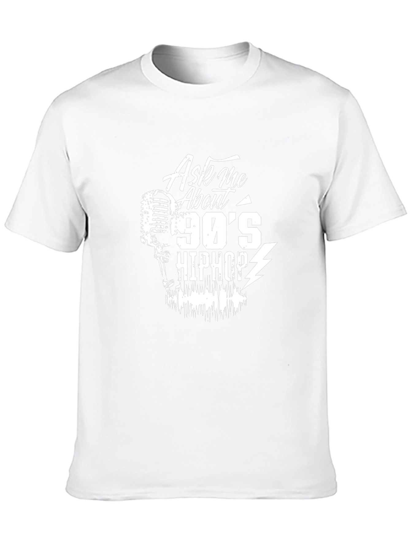 Ask Me About 90s Hip Hop Black T-Shirt