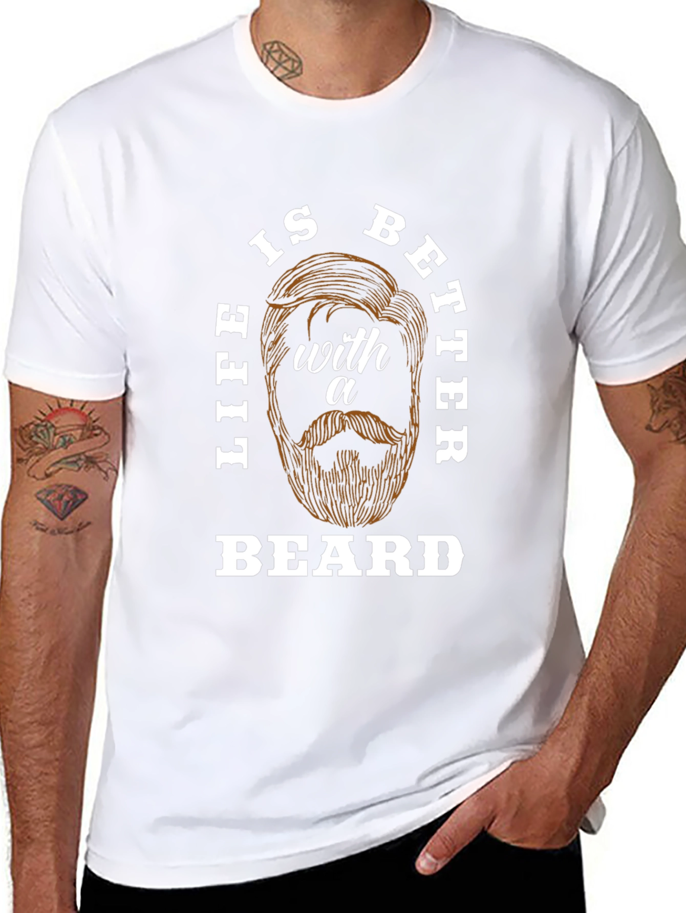 Life is Better with a Beard T-Shirt