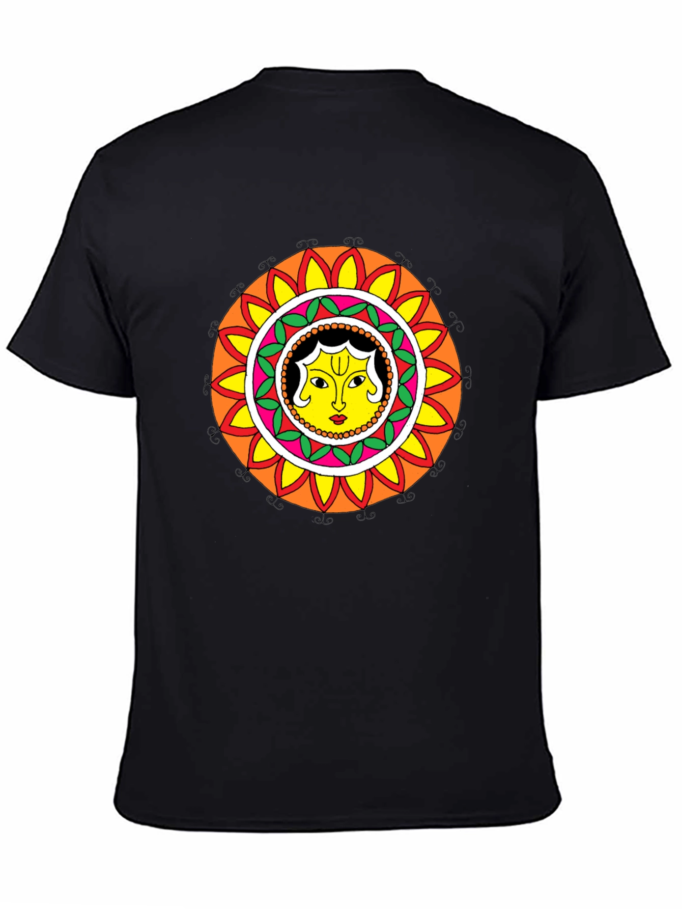 Unique Mandala T-Shirt - Artistic Graphic Tee