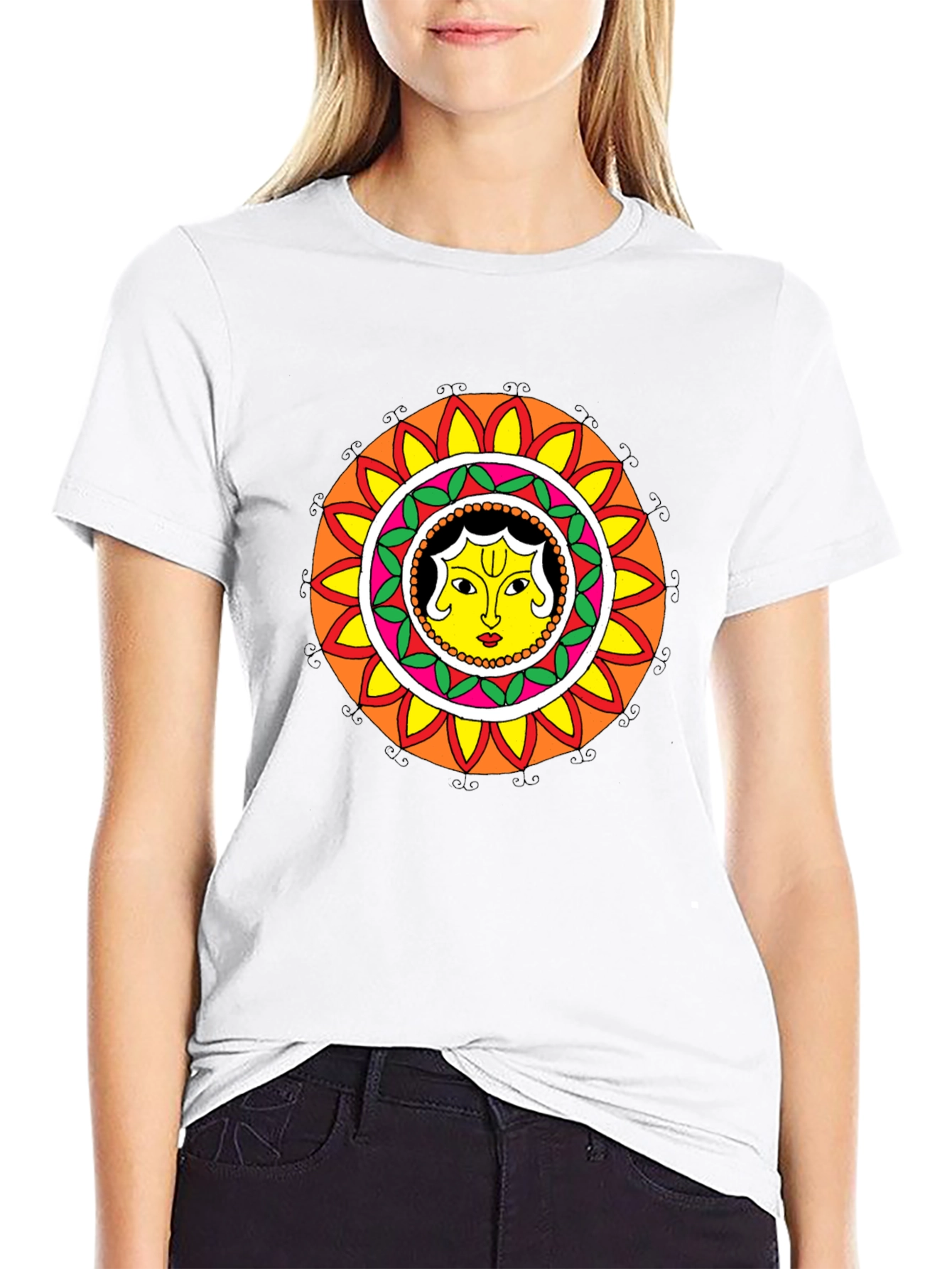 Unique Mandala T-Shirt - Artistic Graphic Tee