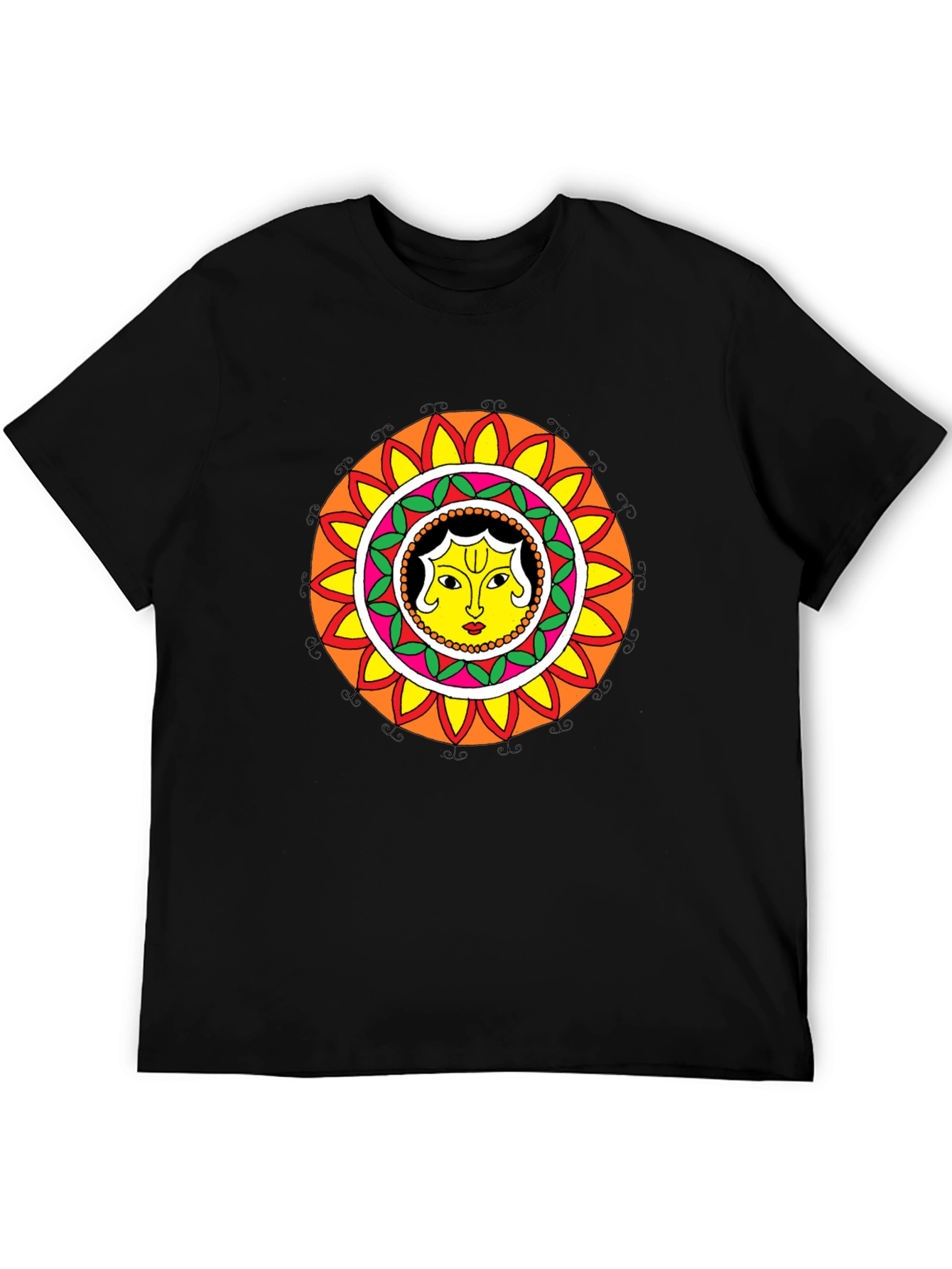 Unique Mandala T-Shirt - Artistic Graphic Tee