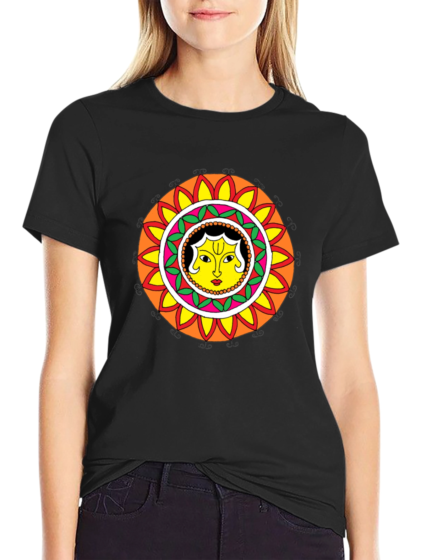 Unique Mandala T-Shirt - Artistic Graphic Tee