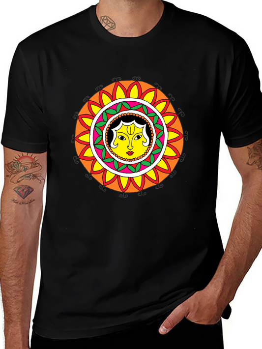 Unique Mandala T-Shirt - Artistic Graphic Tee