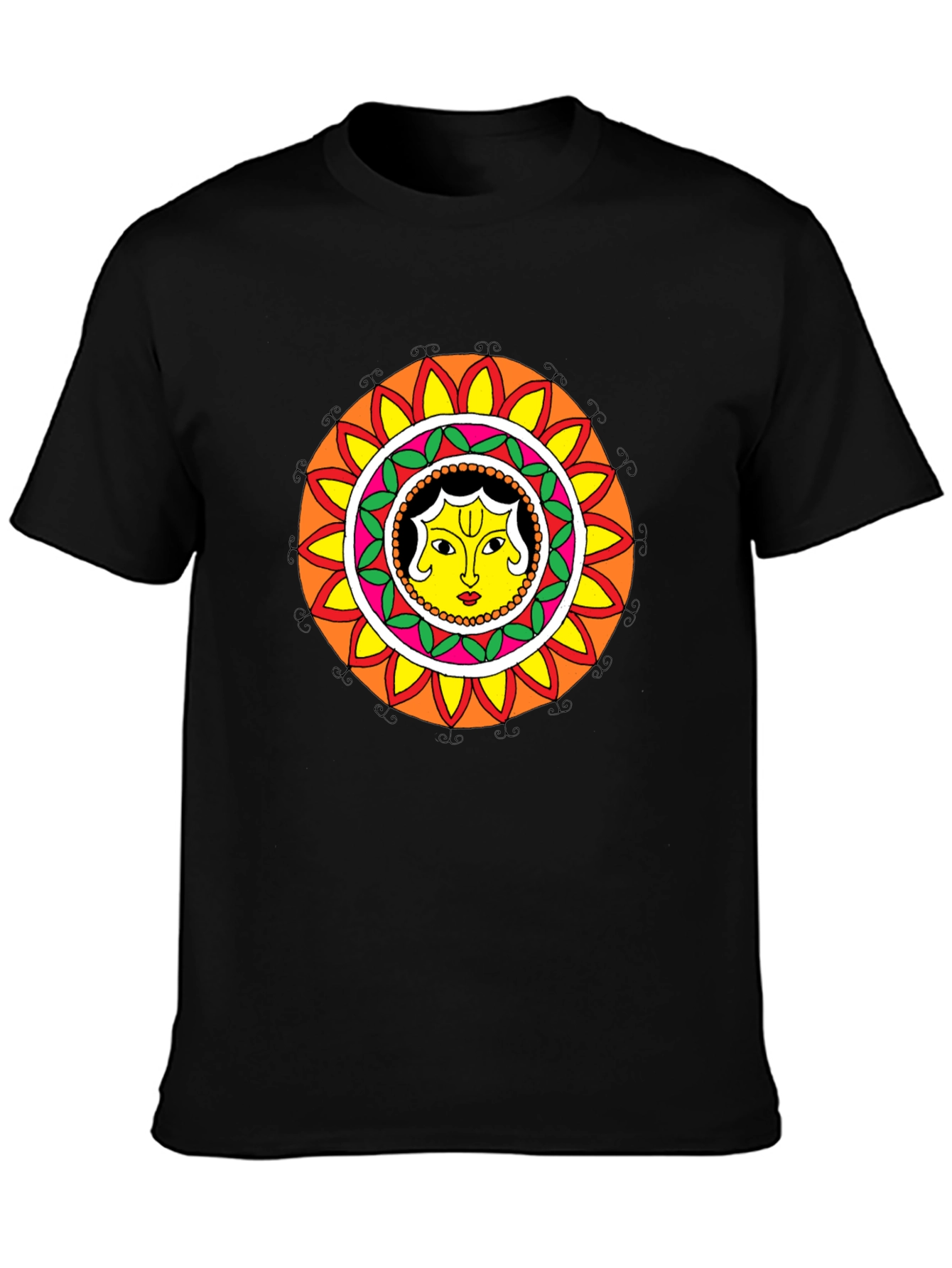 Unique Mandala T-Shirt - Artistic Graphic Tee