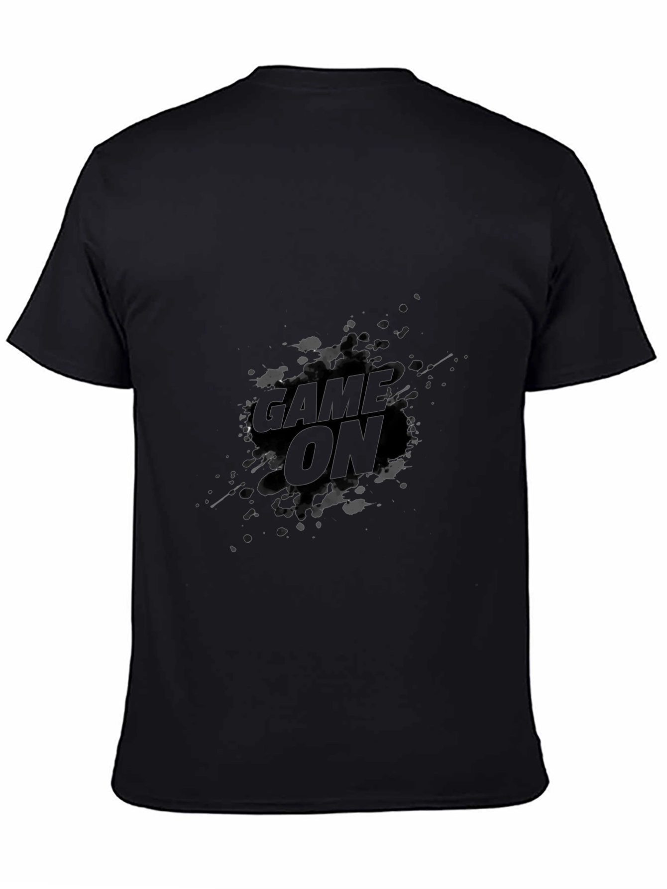 Game On Black Graphic T-Shirt - Casual Style