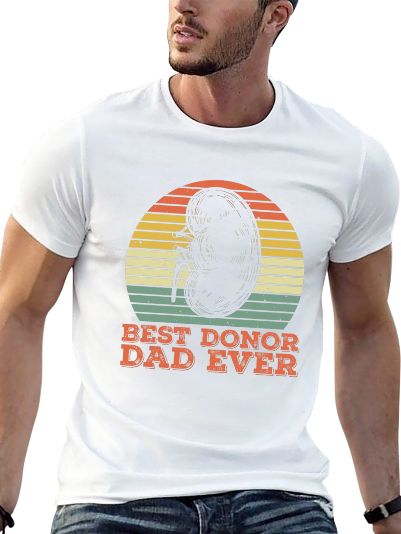 Best Donor Dad Ever Kidney Graphic Tee