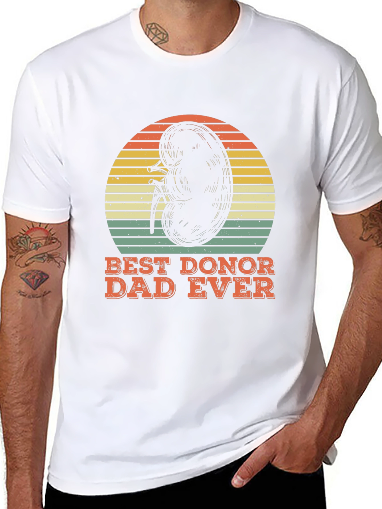 Best Donor Dad Ever Kidney Graphic Tee