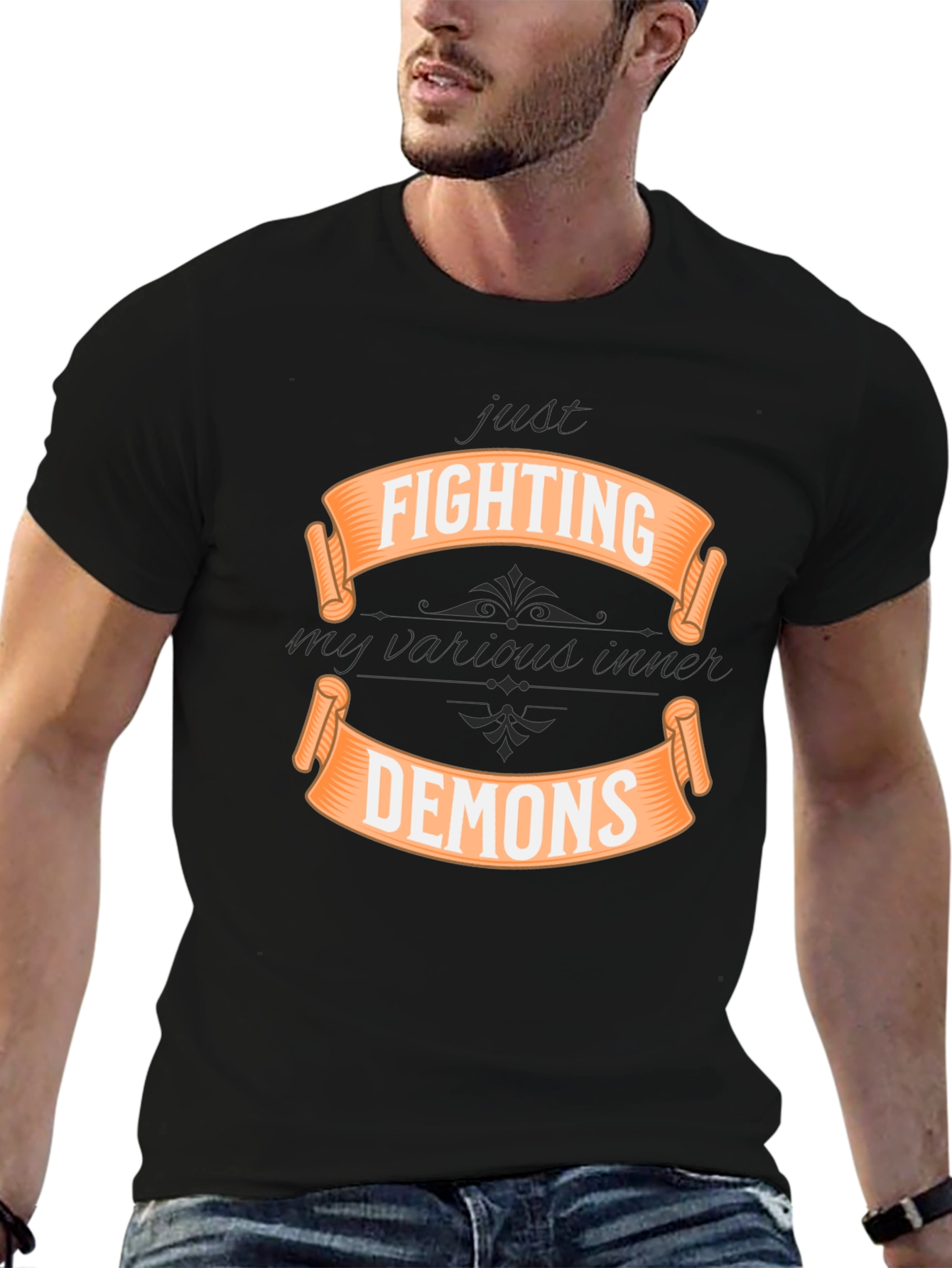 Fighting Demons Graphic T-Shirt