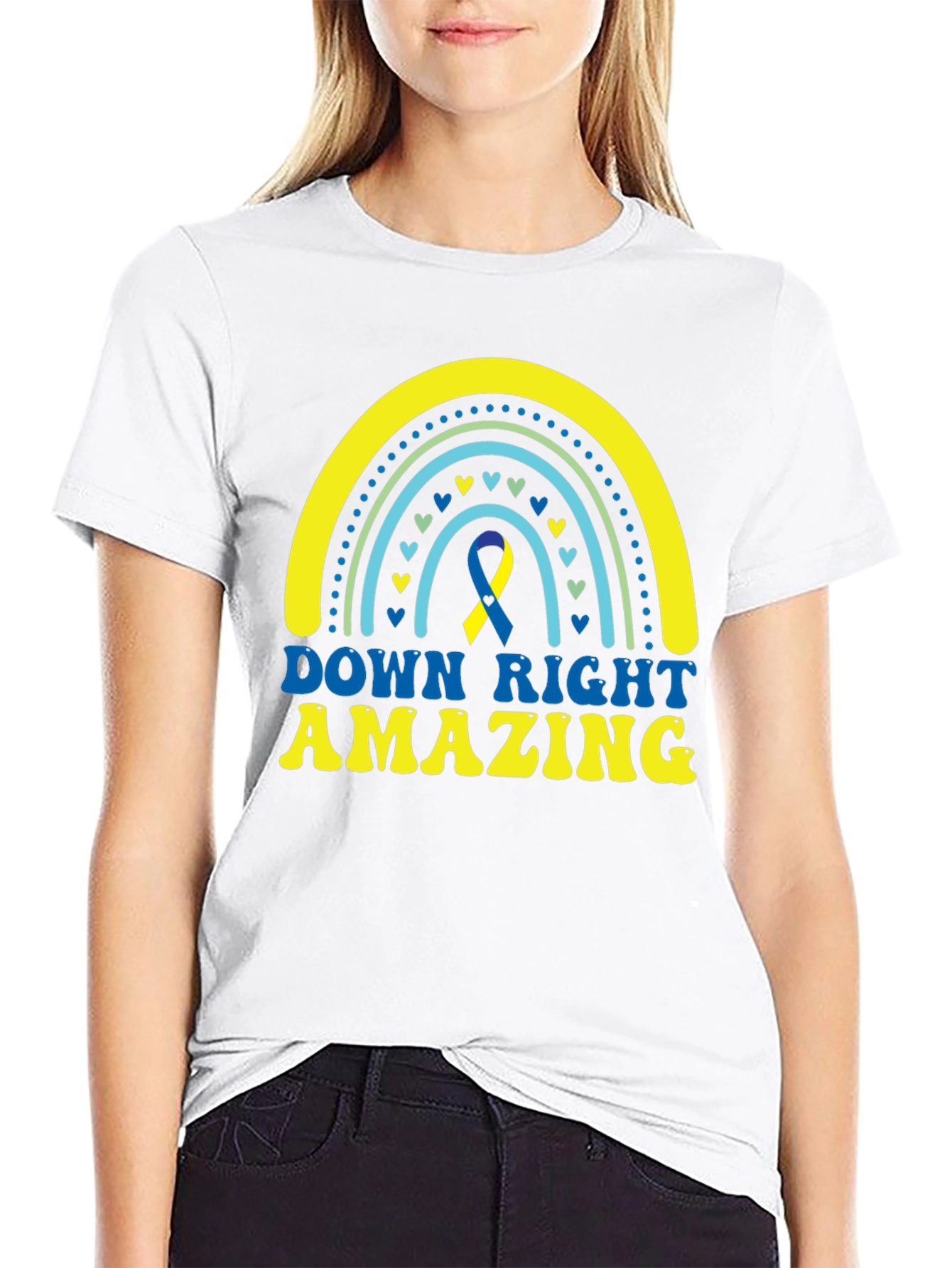 Down Right Amazing Down Syndrome Awareness T-Shirt
