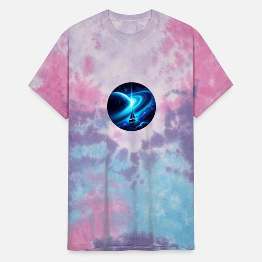 Fantasy sailboat in Saturn universe