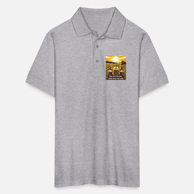 Farmer T-Shirt Rise with the Sun, Grow Fields