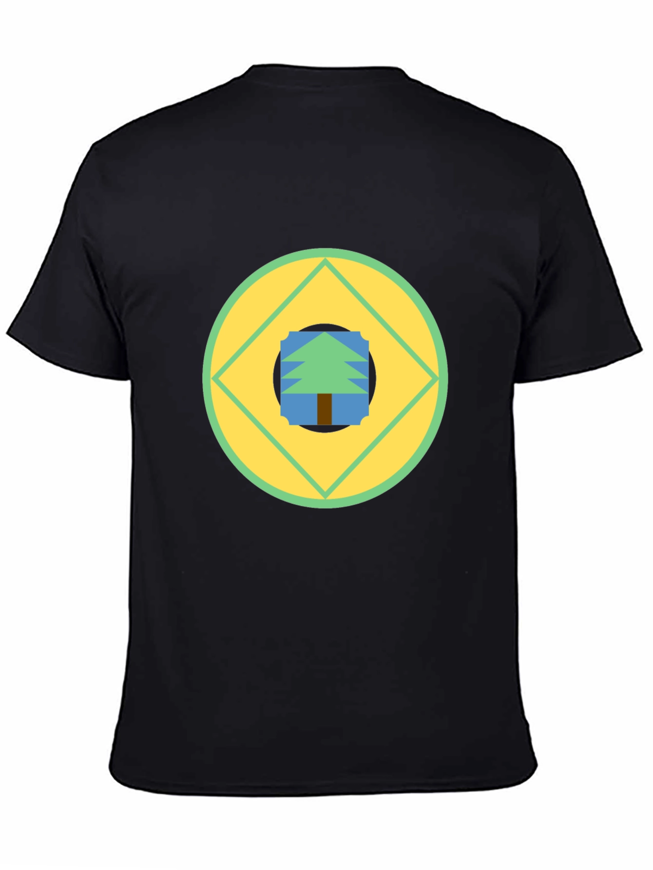 Geometric Tree Graphic Tee