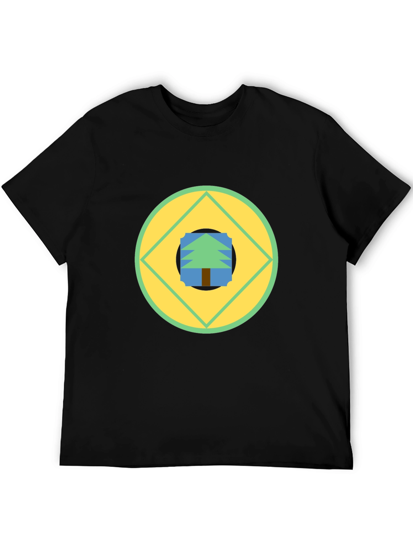 Geometric Tree Graphic Tee