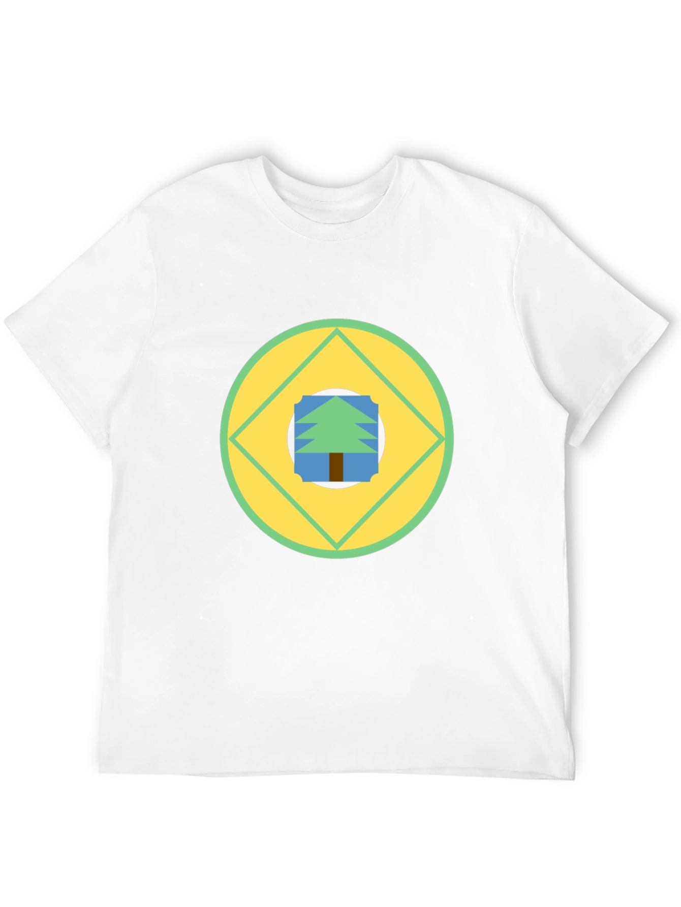 Geometric Tree Graphic Tee