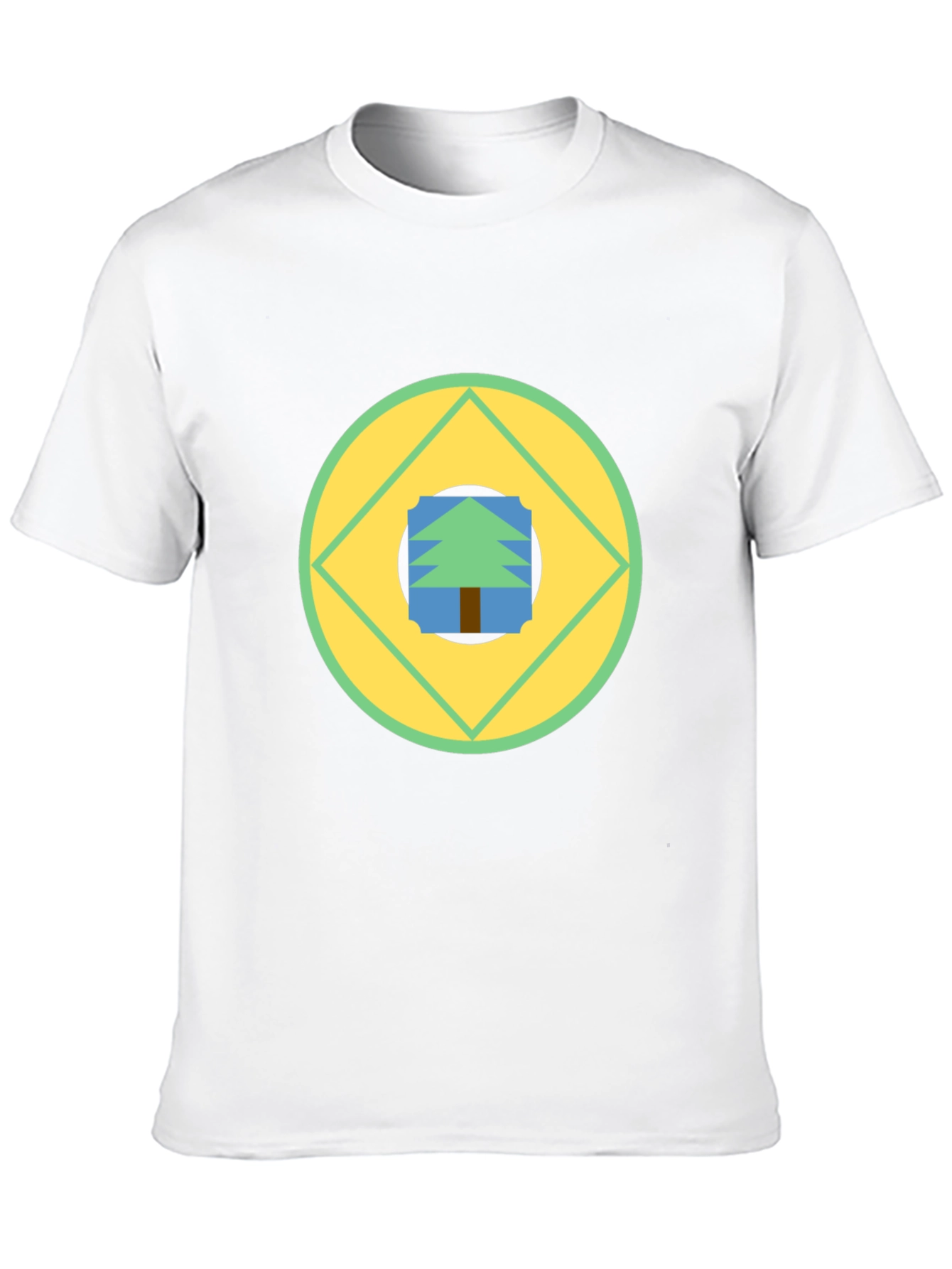 Geometric Tree Graphic Tee