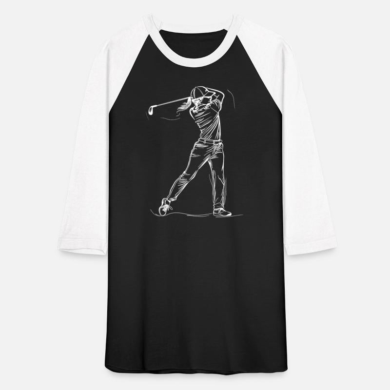 Female Golfer Line Art