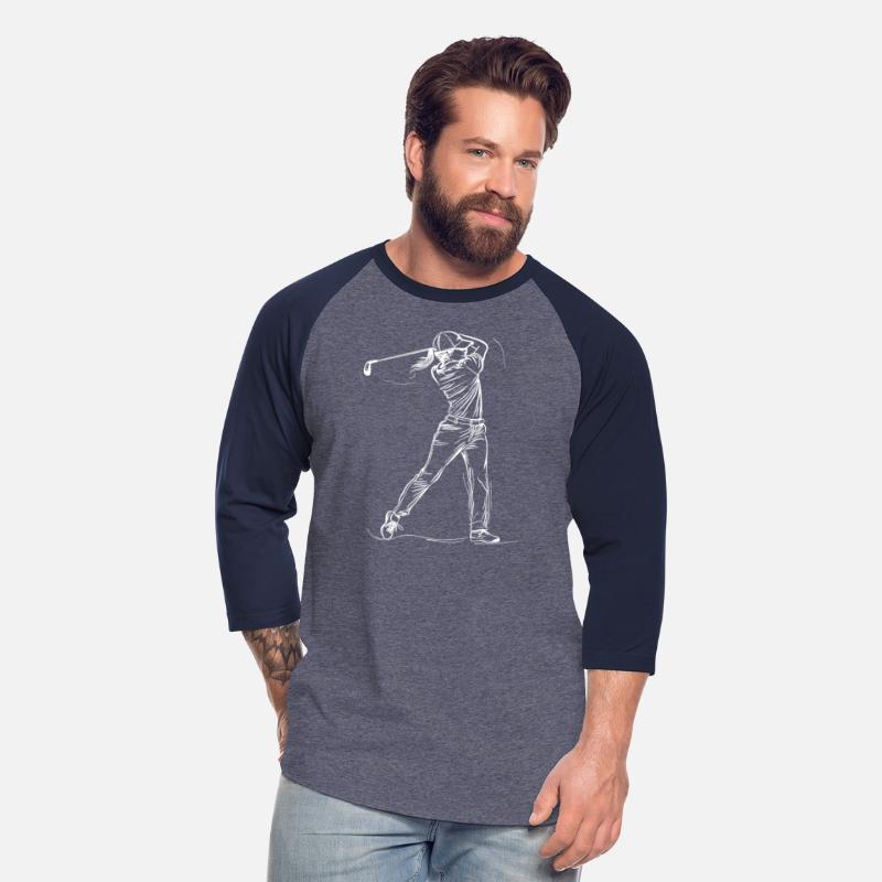 Female Golfer Line Art