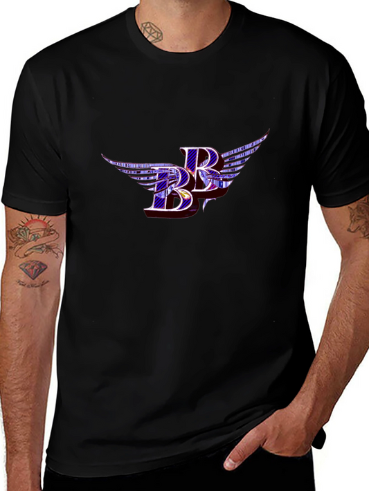 Winged BB Logo Black T-Shirt