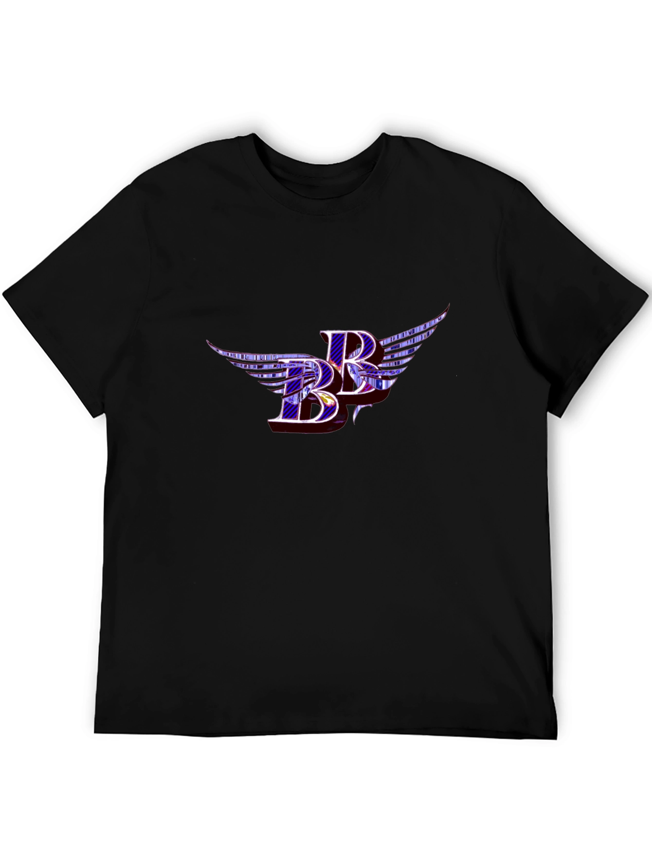 Winged BB Logo Black T-Shirt