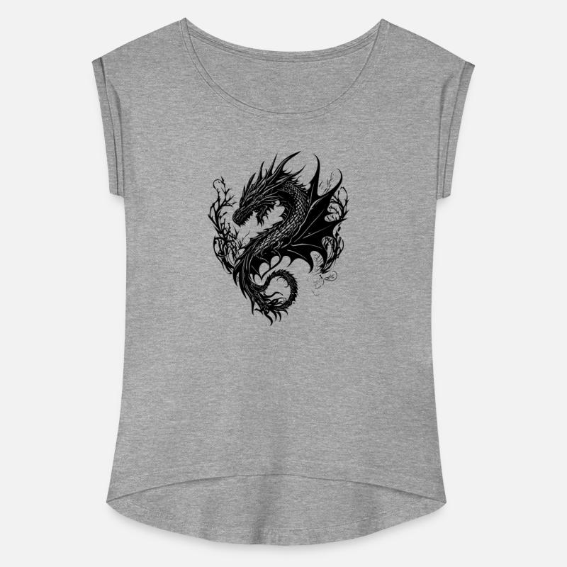 Fierce Vintager Dragon In Scale Dress