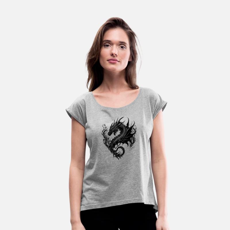 Fierce Vintager Dragon In Scale Dress