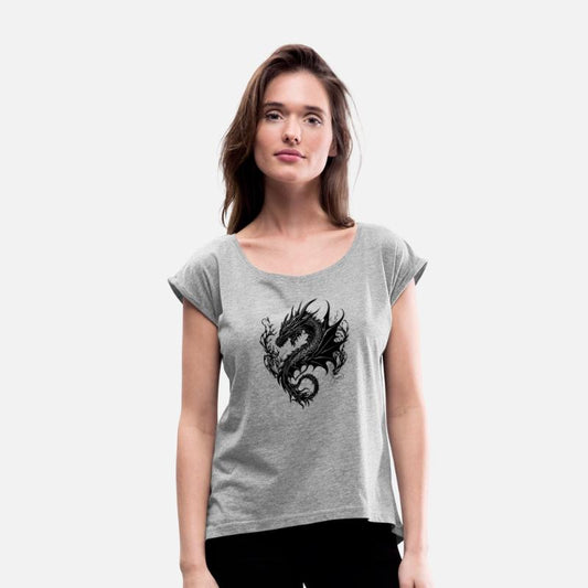 Fierce Vintager Dragon In Scale Dress