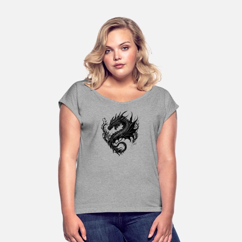 Fierce Vintager Dragon In Scale Dress