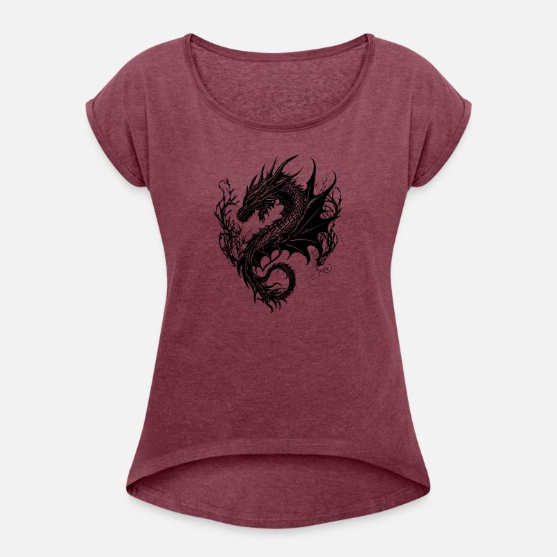 Fierce Vintager Dragon In Scale Dress