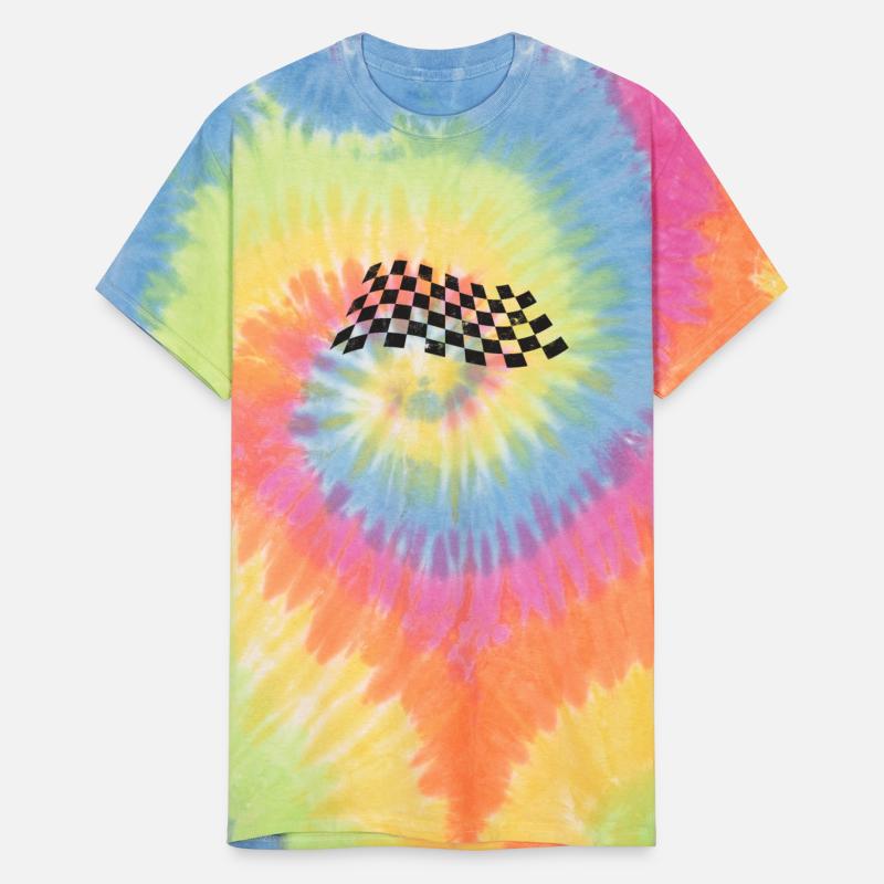 Finish Checkered Line - race