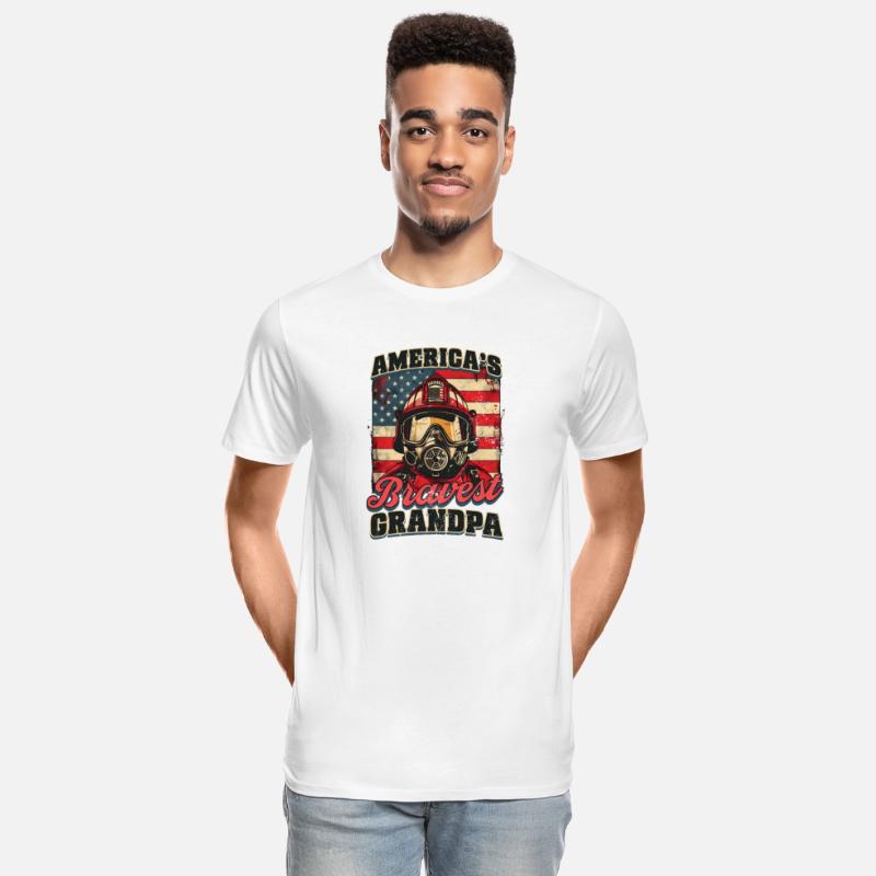 Firefighter Grandpa Americas Bravest Grandpa