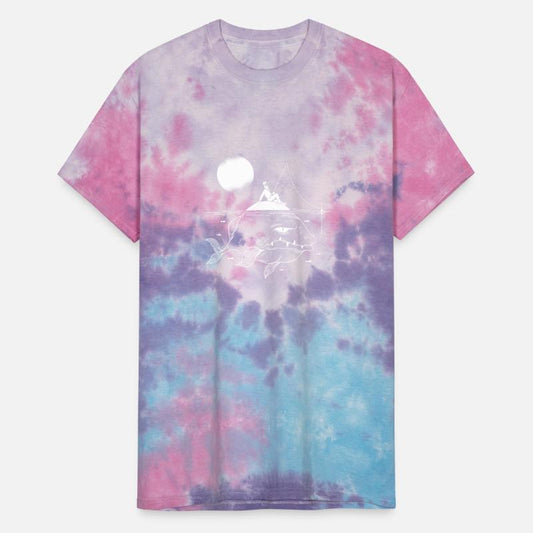 Fisherman fishing and a giant monster fish