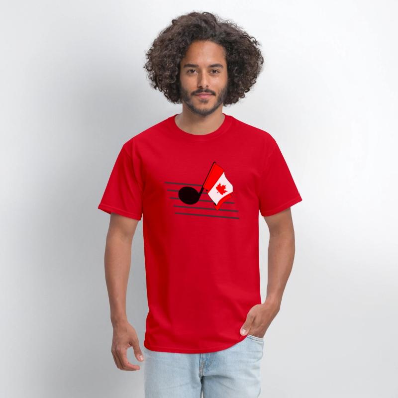 Flag music tone flag Canada
