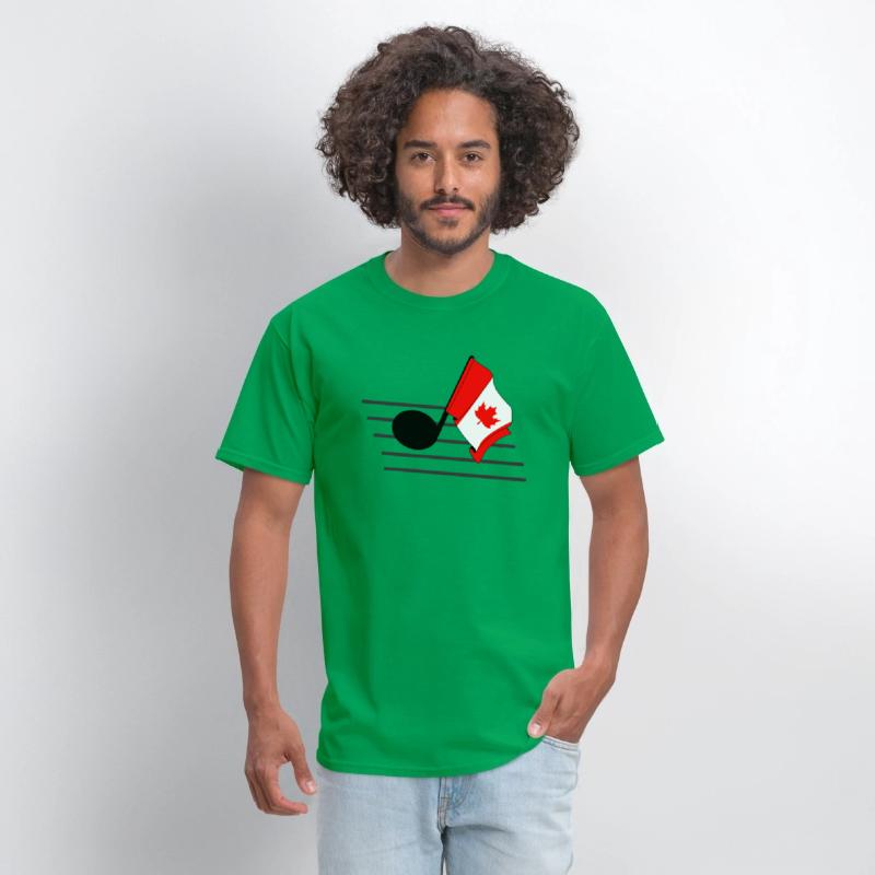 Flag music tone flag Canada