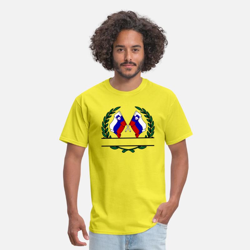 Flags Slovenia laurel wreath banner