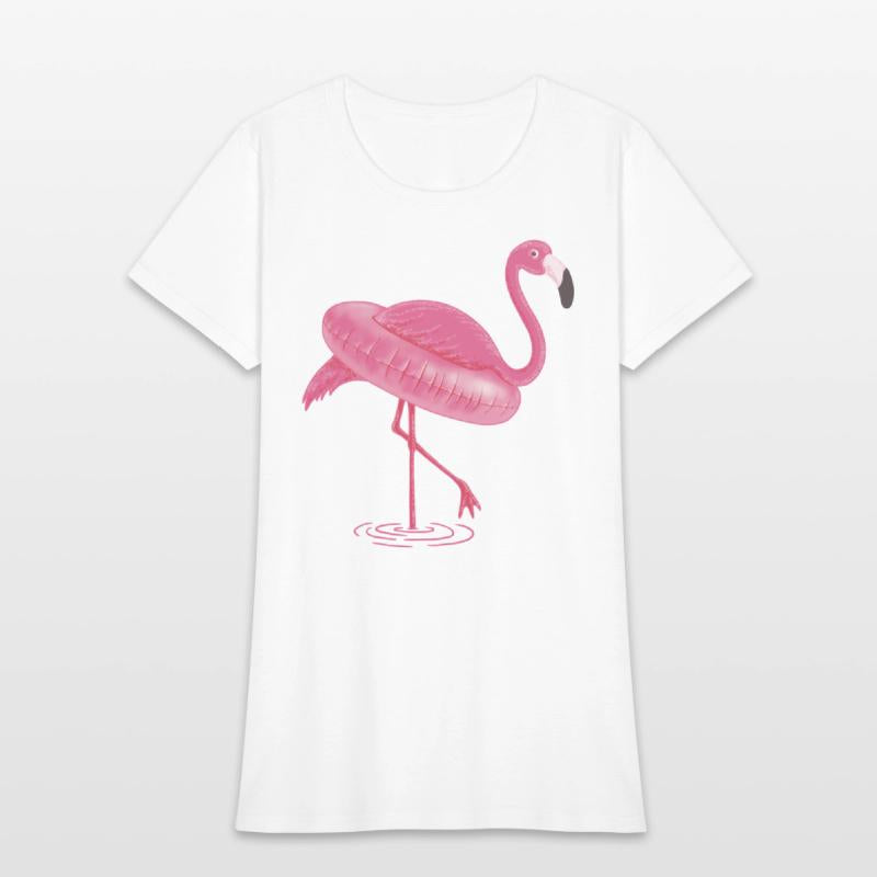 Flamingo Swimming Circle