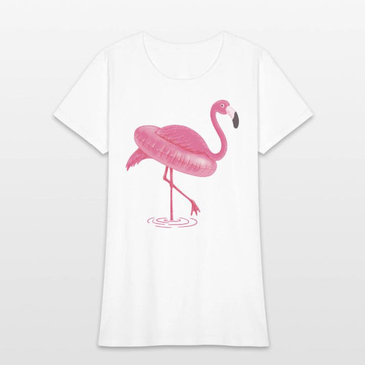 Flamingo Swimming Circle