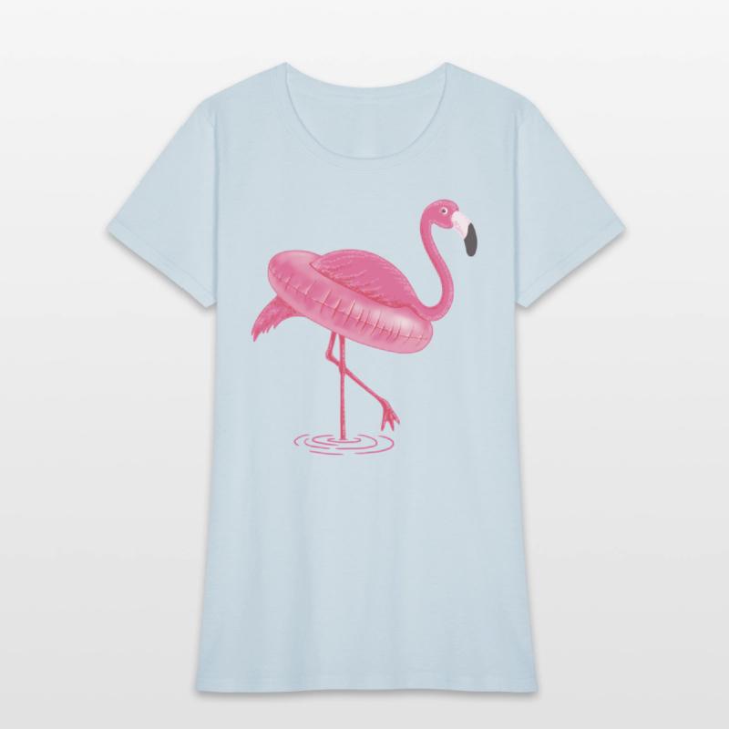 Flamingo Swimming Circle