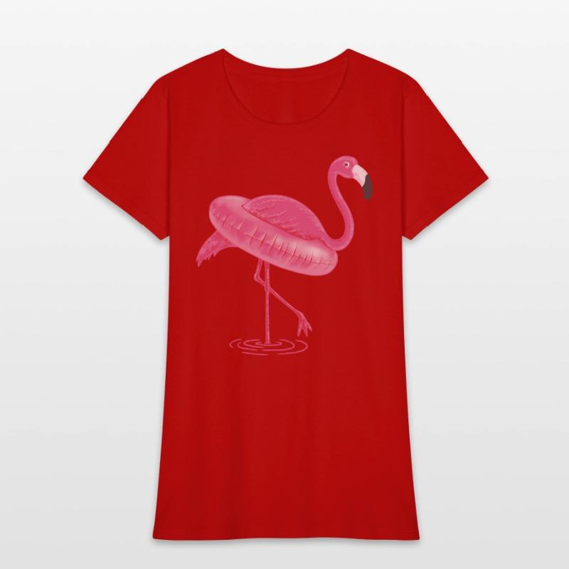 Flamingo Swimming Circle