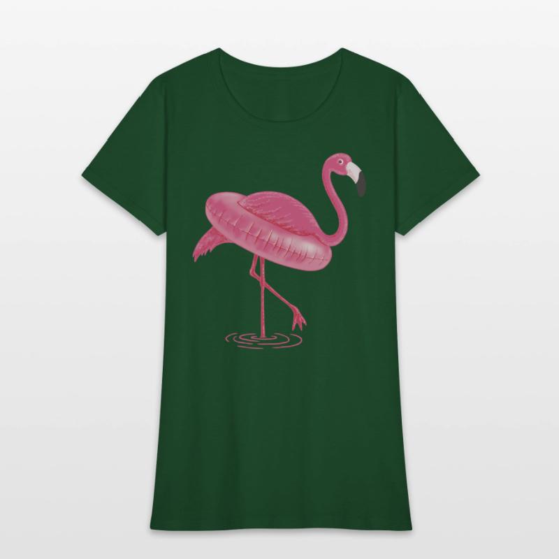 Flamingo Swimming Circle