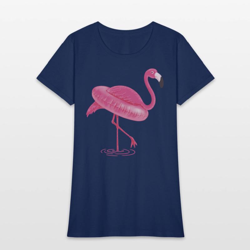 Flamingo Swimming Circle