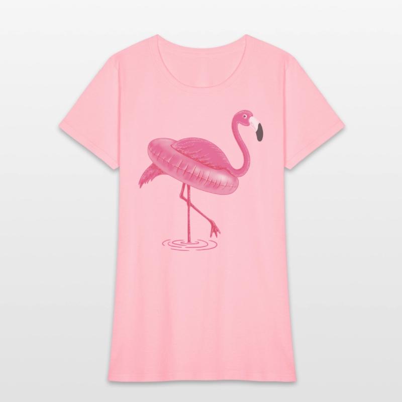 Flamingo Swimming Circle