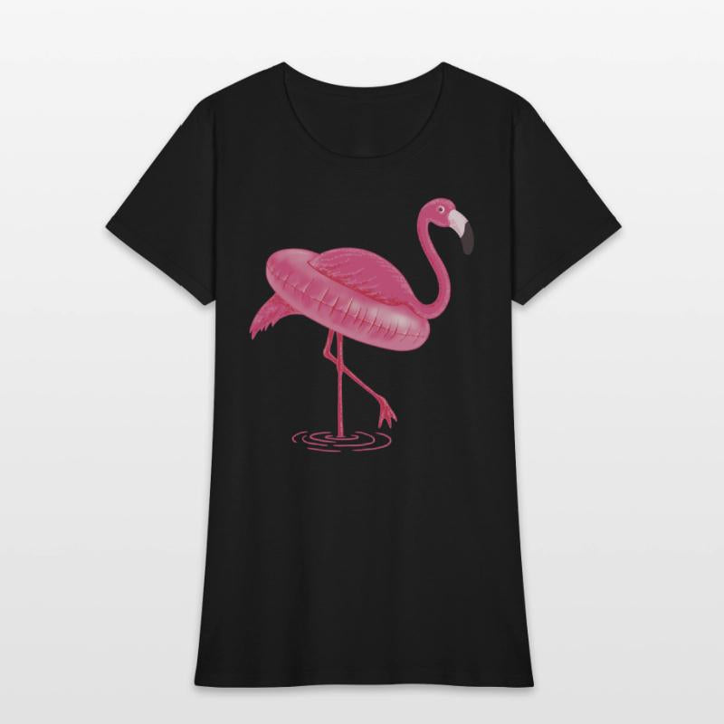 Flamingo Swimming Circle